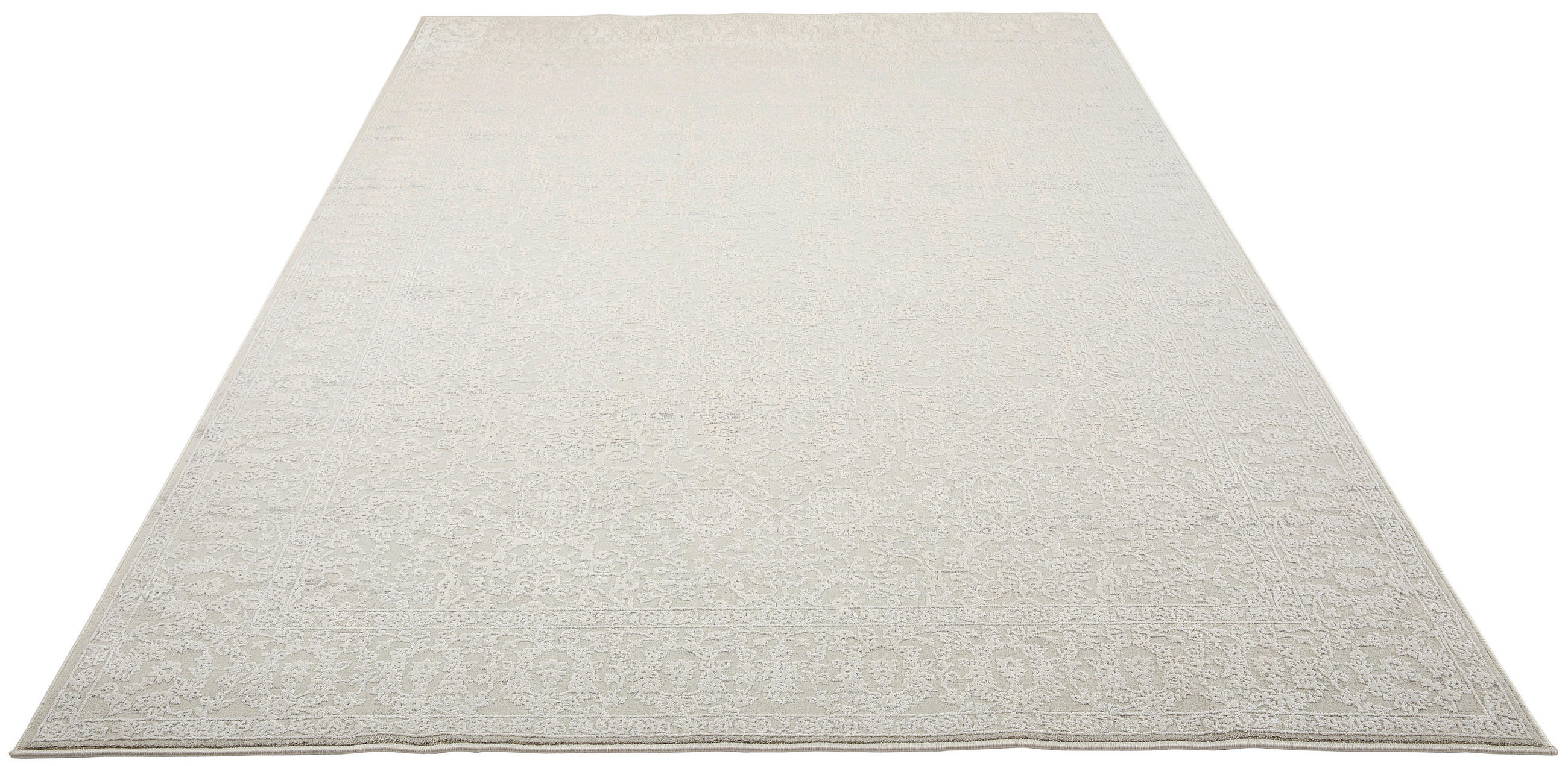 Thumbnail - Dieter Knoll Vintage-Teppich, Creme, Textil, Uni, rechteckig, 130x190 cm, leicht zusammenrollbar, Teppiche & Böden, Tepp...