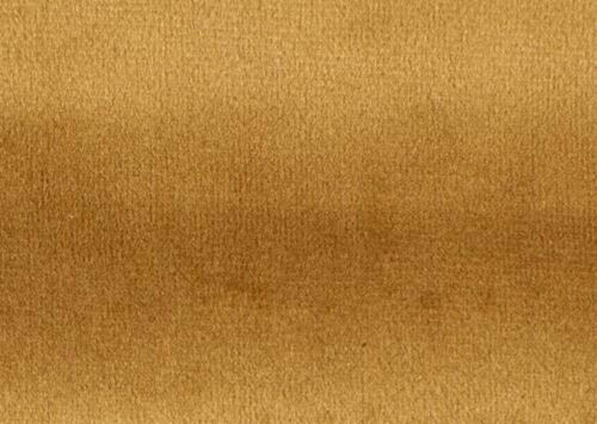ECKSOFA in Flachgewebe Goldfarben  - Goldfarben/Schwarz, Design, Textil/Metall (301/191cm) - Moderano