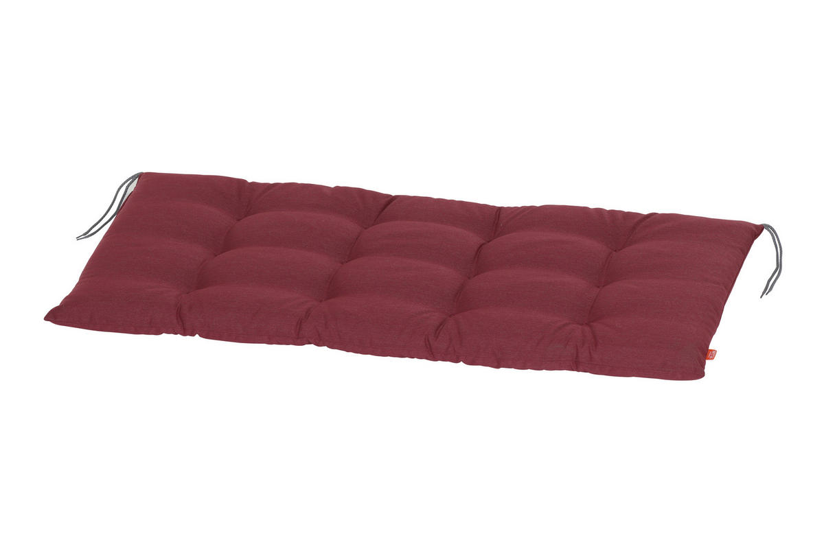 BANKAUFLAGE  Uni  - Rot, KONVENTIONELL, Textil (48/6/120cm) - Siena Garden