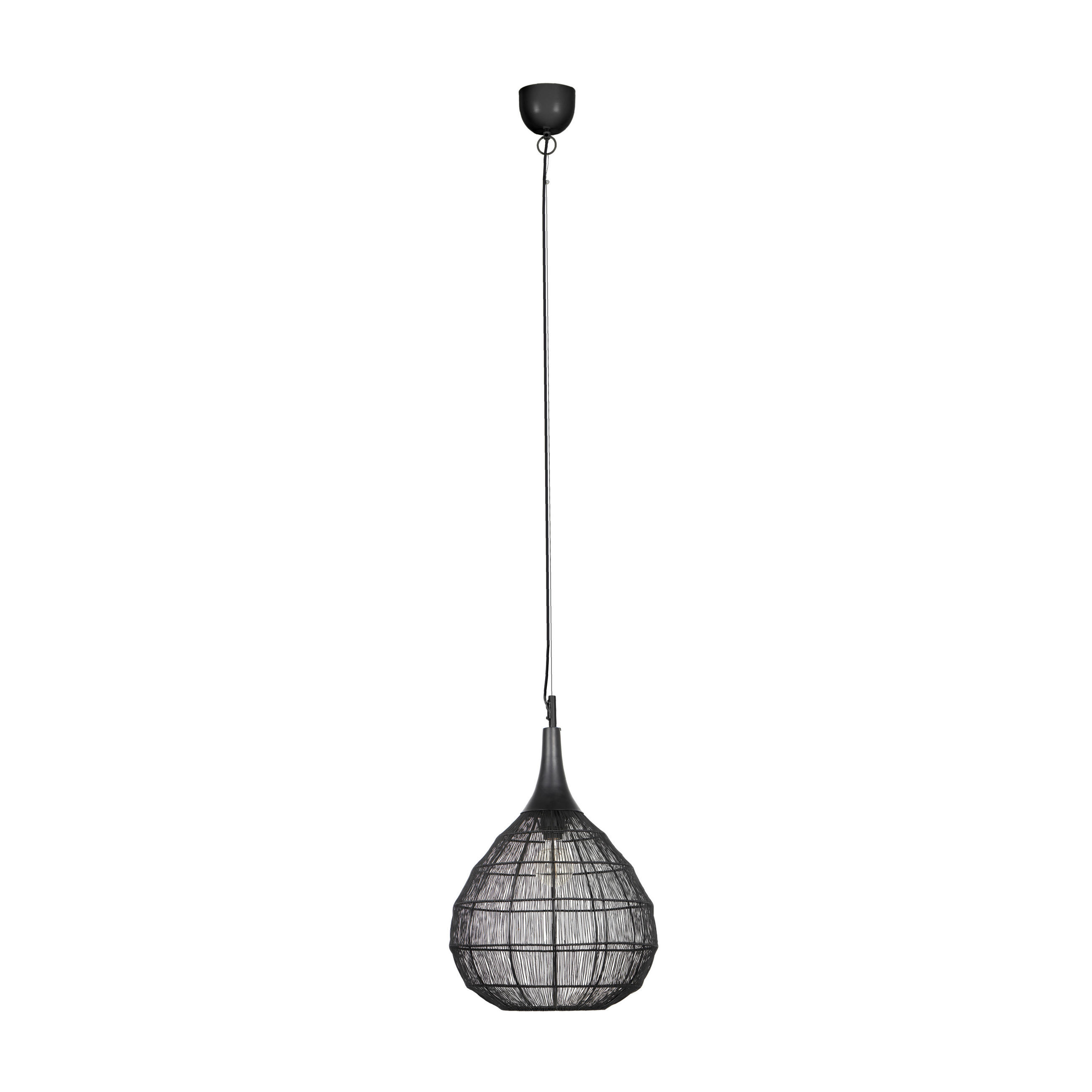 HÄNGELEUCHTE 42/150 cm    - Schwarz, Basics, Metall (42/150cm) - Trio Leuchten