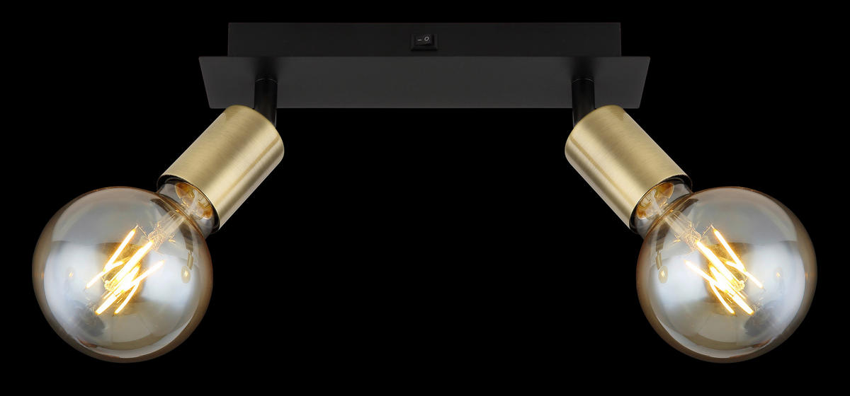 STRAHLER - Schwarz, Design, Metall (25/6/10,5cm) - Globo