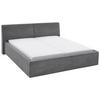 POLSTERBETT 180/200 cm  Grau  - Birkefarben/Buchefarben, Design, Holz/Textil (180/200cm) - Boxxx