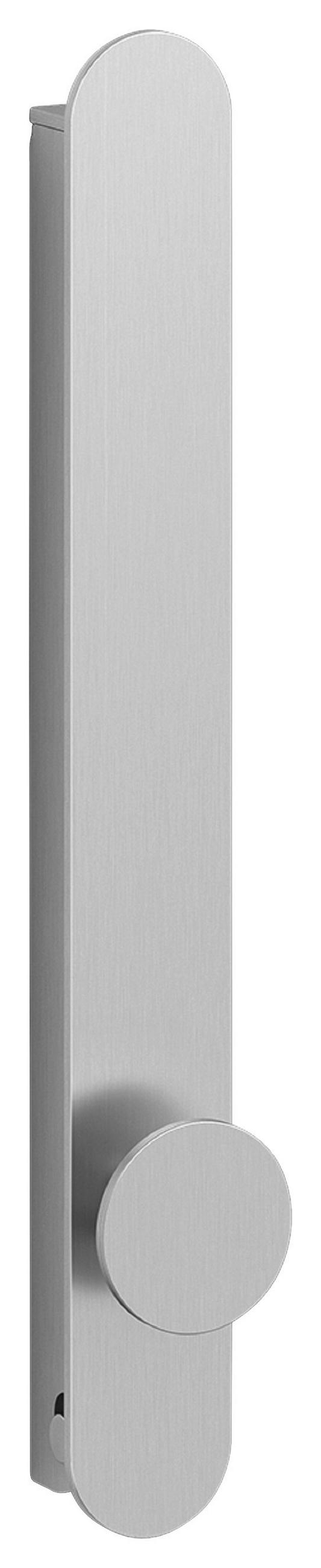 GARDEROBENHAKEN  in Edelstahlfarben  - Edelstahlfarben, MODERN, Metall (3,5/25/4,5cm) - Zack