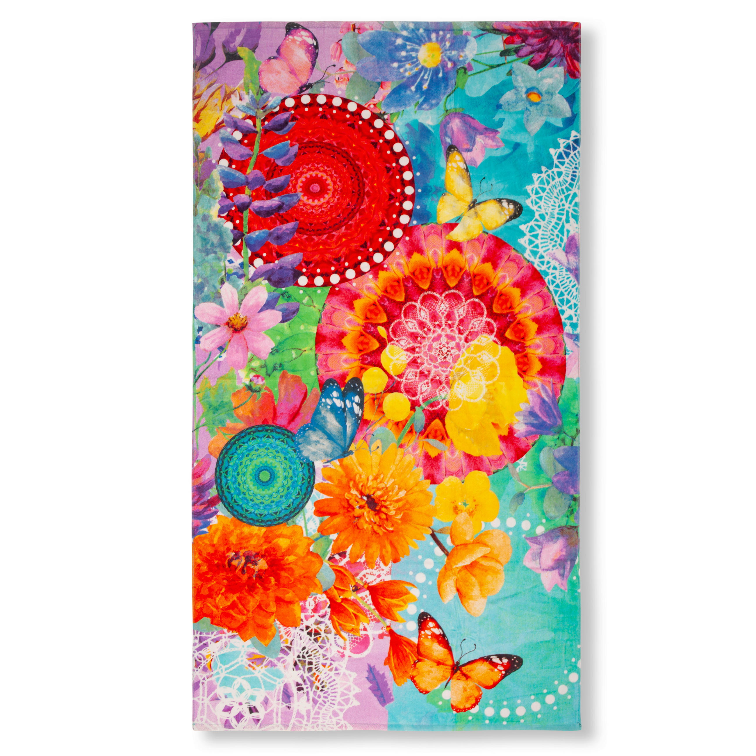 STRANDTUCH Multicolor 100/180 cm  - Multicolor, Trend, Textil (100/180cm)