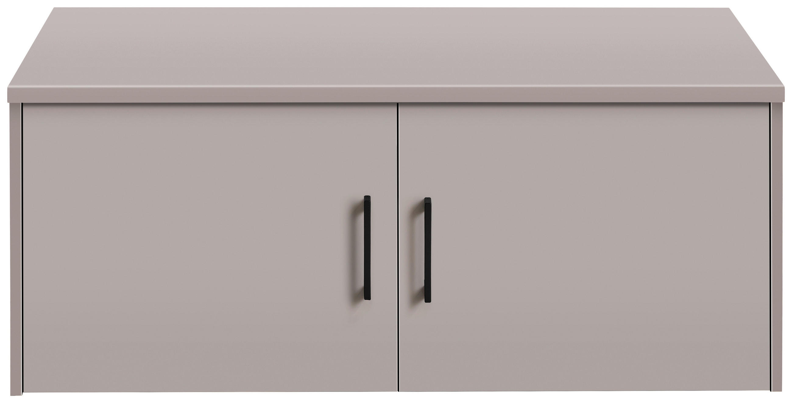 SZEKRÉNYRÁTÉT  - kasmírszínű/fekete, Basics, faalapú anyag/fém (106/43/54cm) - Xora