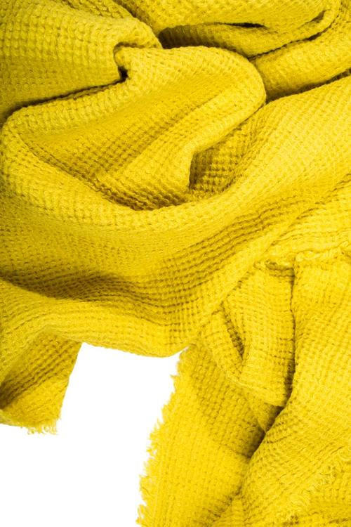 PLAID Honeybee 130/180 cm  - Currygelb, Basics, Textil (130/180cm) - Zoeppritz