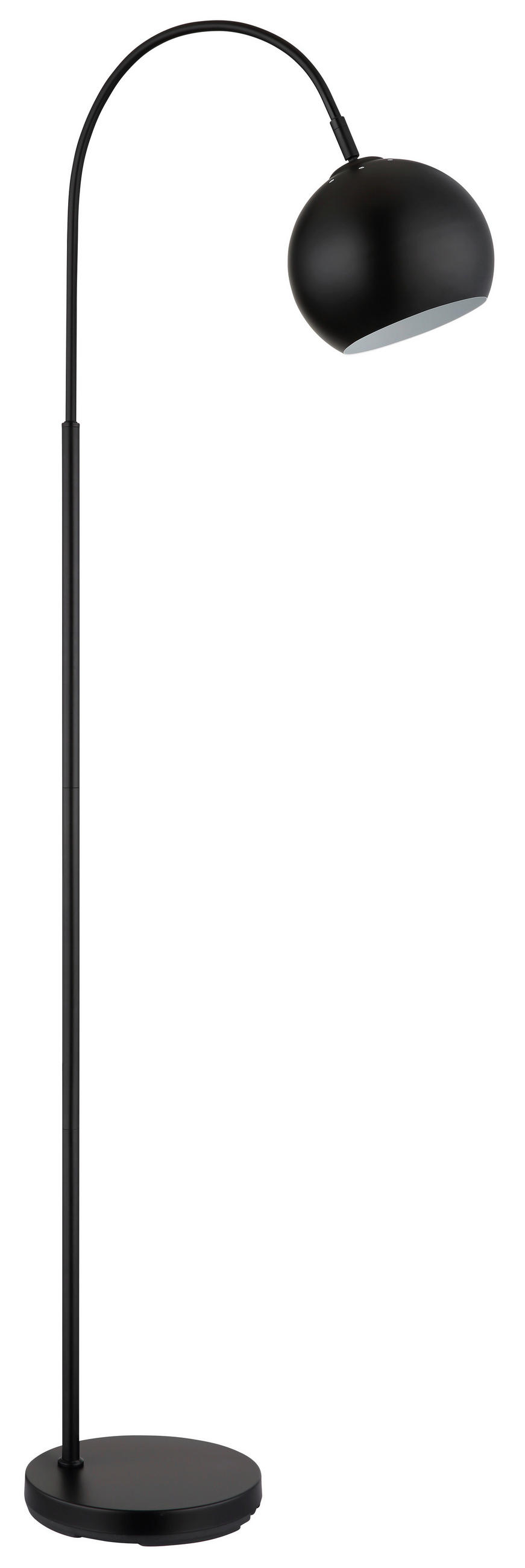 STEHLEUCHTE 46/25/150 cm    - Schwarz, Basics, Kunststoff/Metall (46/25/150cm)