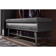 GARDEROBENBANK 118/48,5/41 cm  - Anthrazit, Design, Holz/Textil (118/48,5/41cm) - Johann Jakob