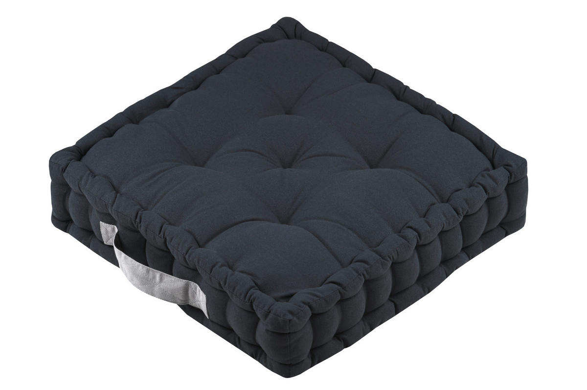 BLAZINA ZA TLA  MARIS  45/45/10 cm           - antracit, Konvencionalno, tekstil (45/45/10cm)