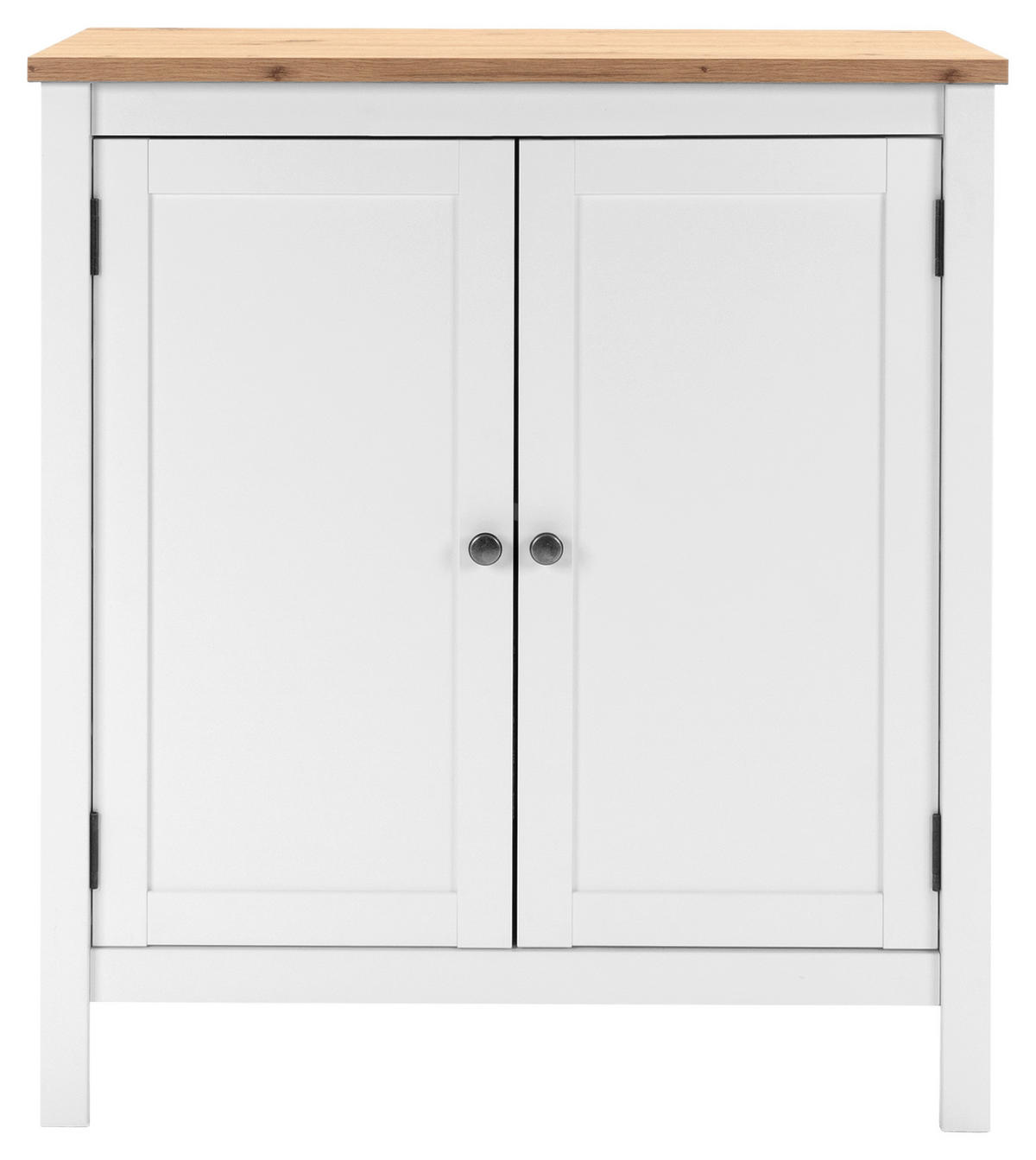 KOMMODE  in 80/90/40 cm  - Eichefarben, KONVENTIONELL, Holzwerkstoff/Metall (80/90/40cm) - MID.YOU