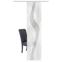 FLÄCHENVORHANG in Grau halbtransparent  - Grau, Design, Textil (60/260cm)