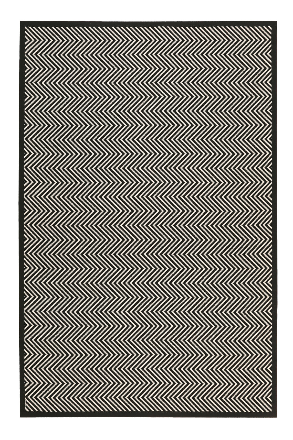HANDWEBTEPPICH 140/200 cm Paulsen Schwarz  - Schwarz, Trend, Textil (140/200cm) - Esprit