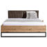 BETT in Braun, Eichefarben - Eichefarben/Anthrazit, LIFESTYLE, Holzwerkstoff/Textil (187,6/98,5/215,60cm) - Ti`me BETT in Braun, Eichefarben - Eichefarben/Anthrazit, LIFESTYLE, Holzwerkstoff/Textil (187,6/98,5/215,60cm) - Ti`me