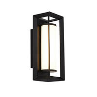 Aplică De Perete Cu Led 8/8/20 cm    - negru, Basics, plastic/metal (8/8/20cm)