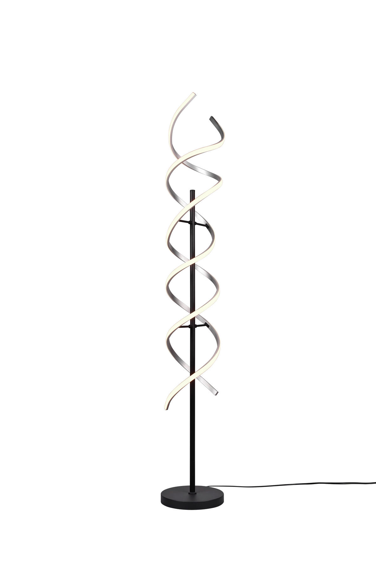LED-GOLVLAMPA Sequence 23/150 cm    - aluminiumfärg/svart, Design, metall (23/150cm)