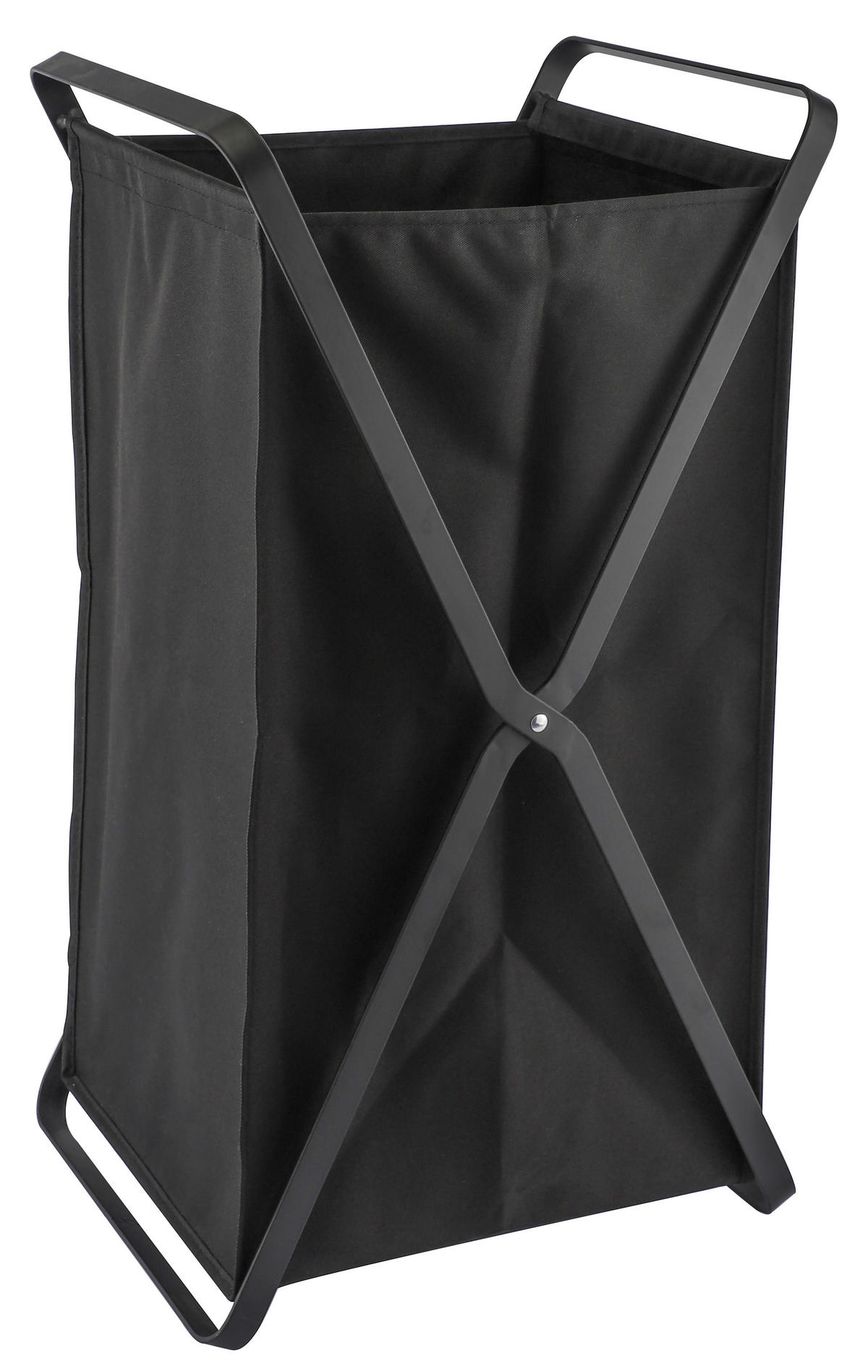 RUHÁSKOSÁR - fekete, Trend, műanyag/textil (34/65cm) - Homeware