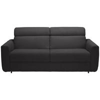 SCHLAFSOFA Cord Dunkelgrau  - Dunkelgrau/Schwarz, Design, Kunststoff/Textil (200/84/98cm) - Novel