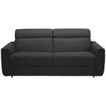 SCHLAFSOFA  in Cord Dunkelgrau  - Dunkelgrau/Schwarz, Design, Kunststoff/Textil (200/84/98cm) - Novel