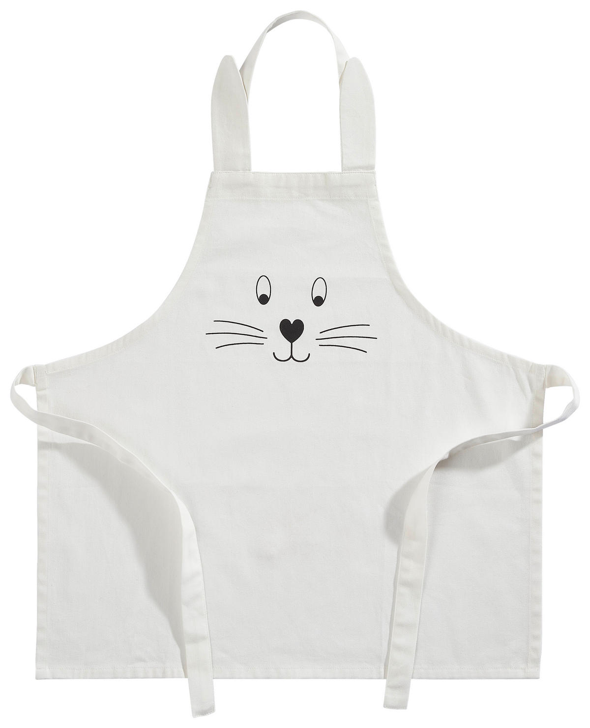 Baumwoll Kinderschürzen-Set Weiß  - Weiß, Trend, Textil (55/56cm) - My Baby Lou