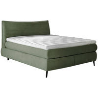 BOXSPRINGBETT 160/200 cm  in Grün  - Schwarz/Grün, Trend, Holz/Textil (160/200cm) - Esposa