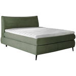 BOXSPRINGBETT 180/200 cm  in Grün  - Schwarz/Grün, Trend, Holz/Textil (180/200cm) - Esposa