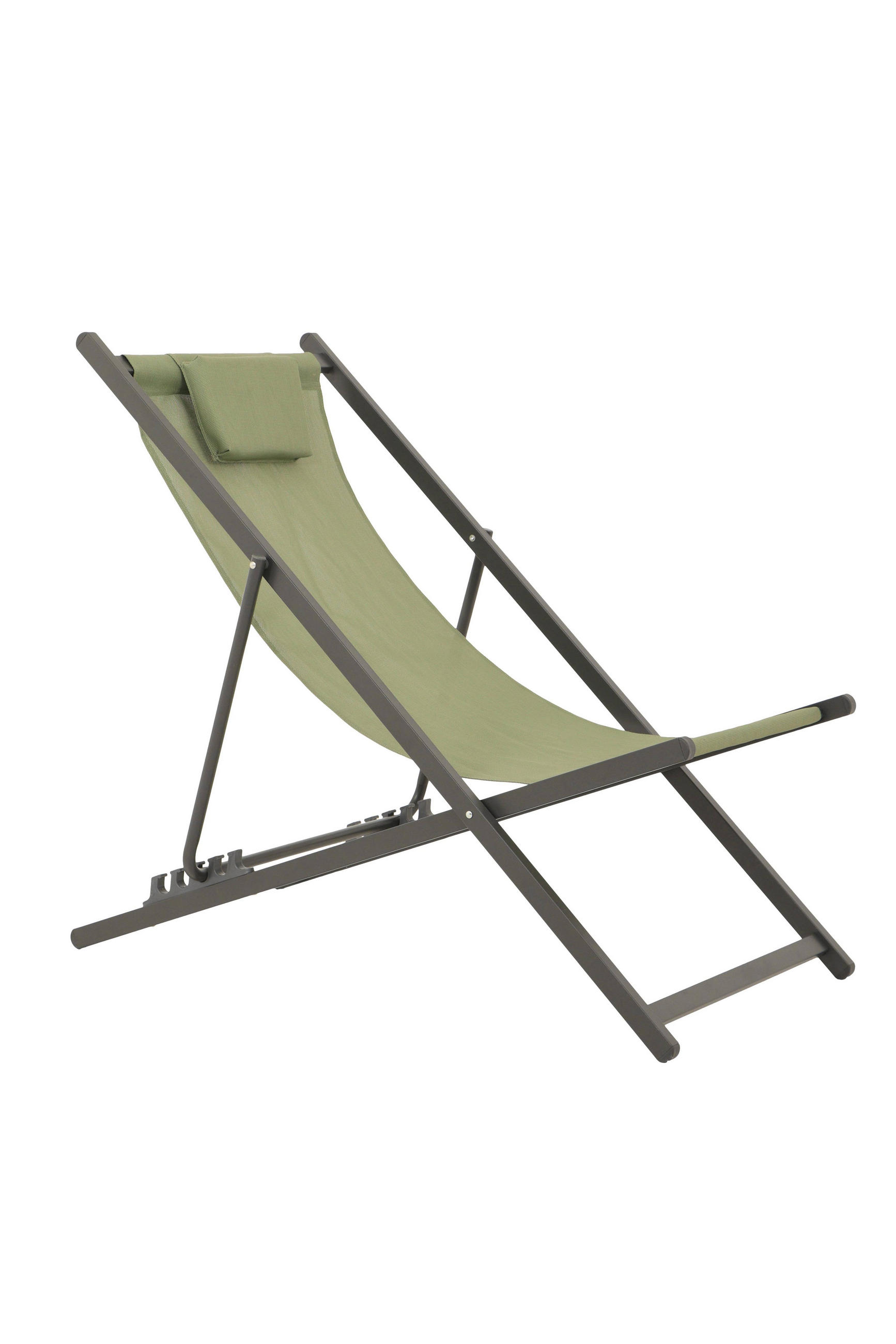 STRANDLIEGE 95/90/61 cm  - Hellgrün, Basics, Metall (95/90/61cm)