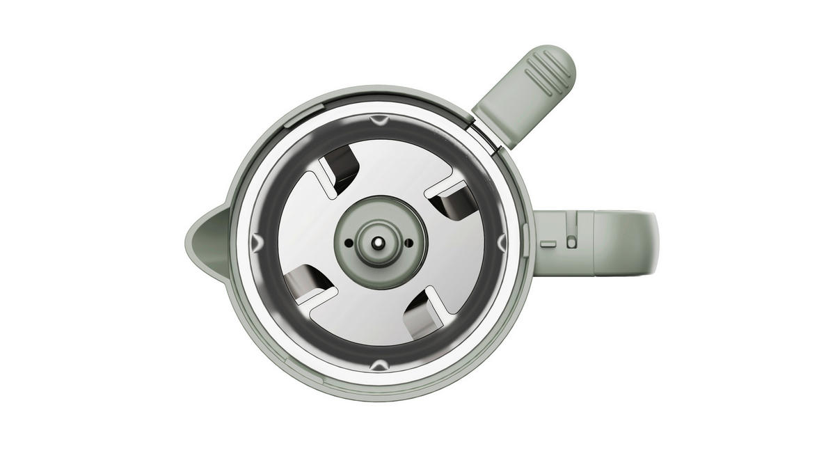 BABYNAHRUNGSZUBEREITER  - Salbeigrün, Basics, Glas/Kunststoff (19/31/19cm) - Nuvita