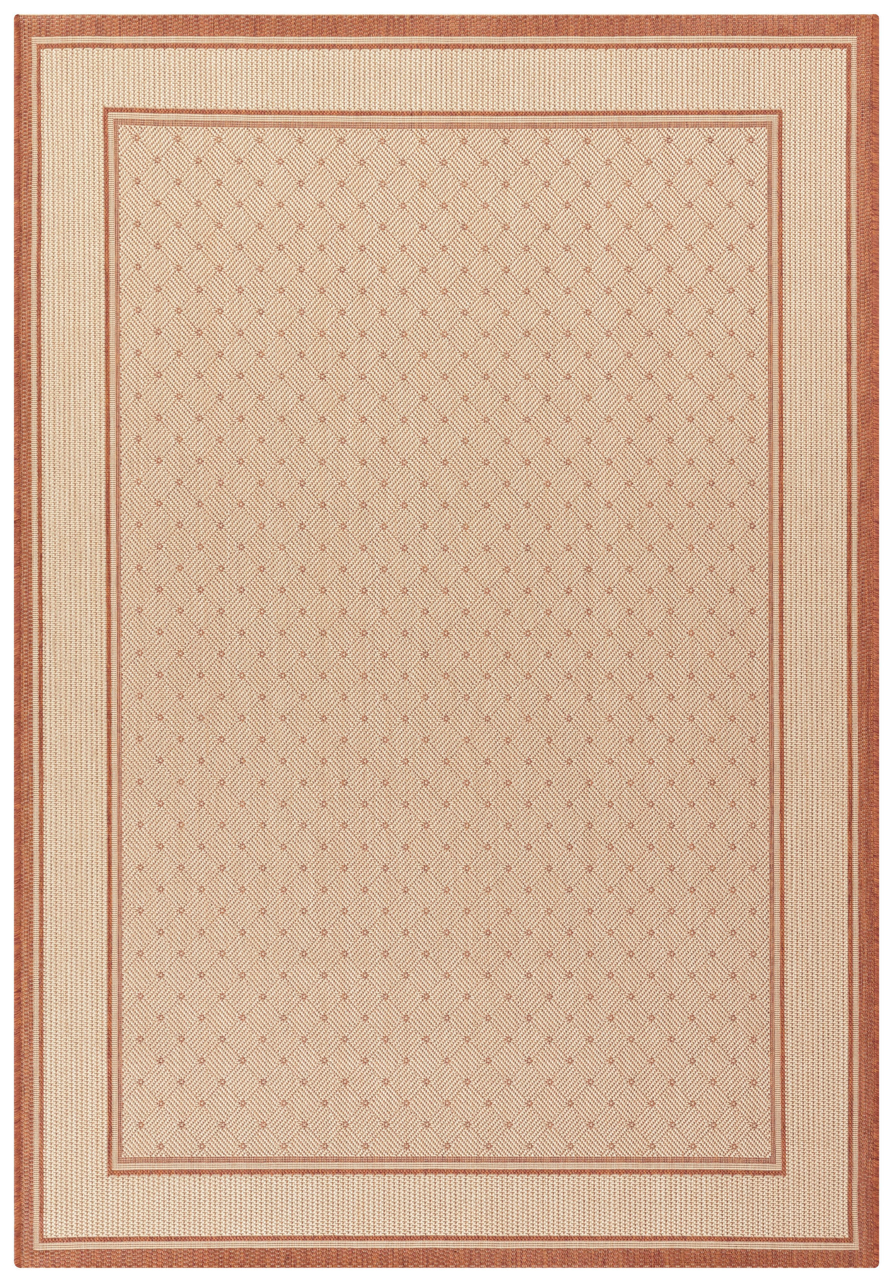 FLACHWEBETEPPICH  Wohnzimmer 80/150 cm Terracotta  - Terracotta, Basics, Textil (80/150cm) - Novel