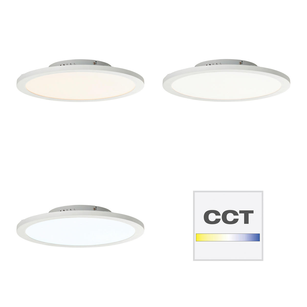 LED-PANEEL  - Weiß, KONVENTIONELL, Kunststoff/Metall (40/5,9cm) - Brilliant