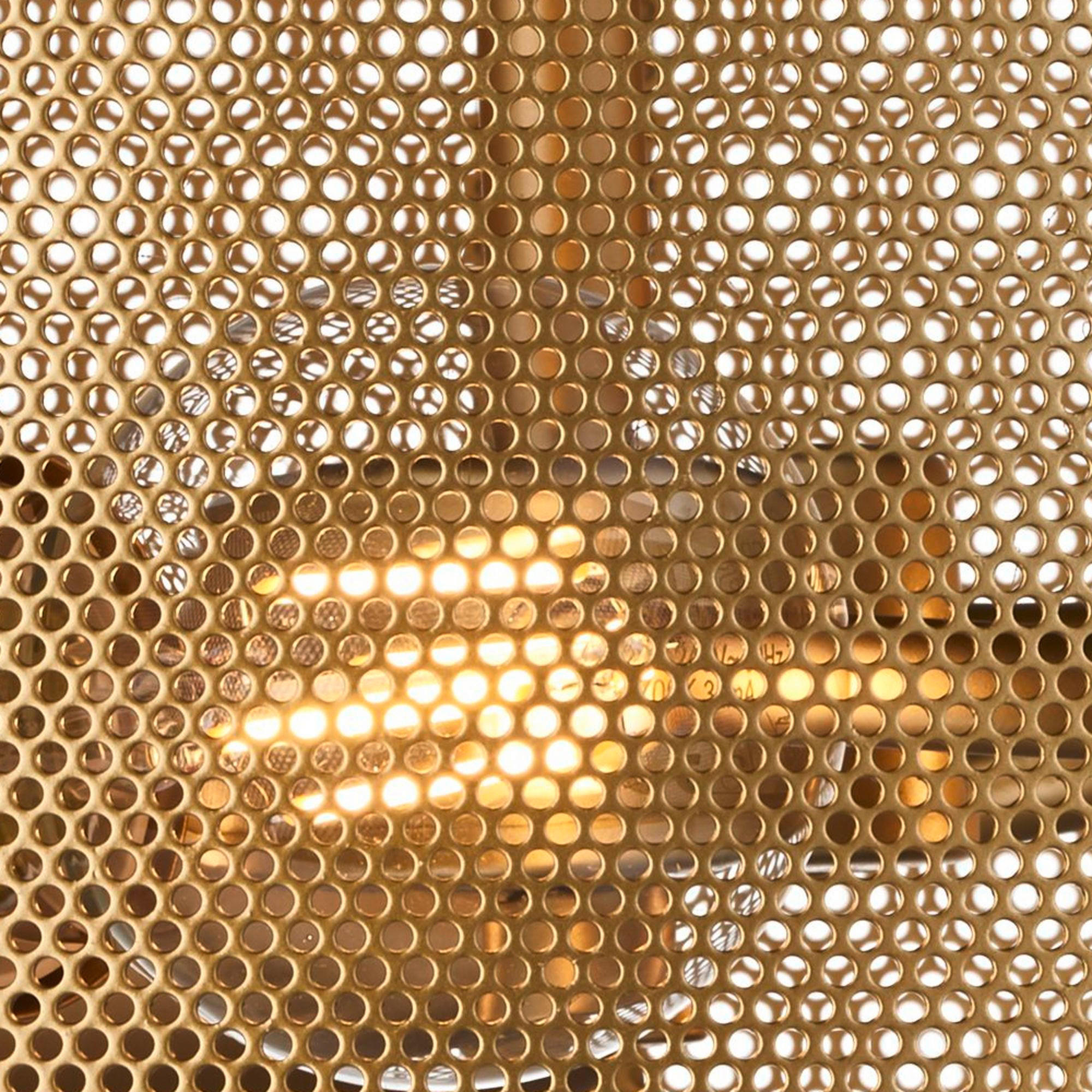 TAKLAMPA Fishnet 45/45/21 cm  - guldfärgad, Modern, metall (45/45/21cm)