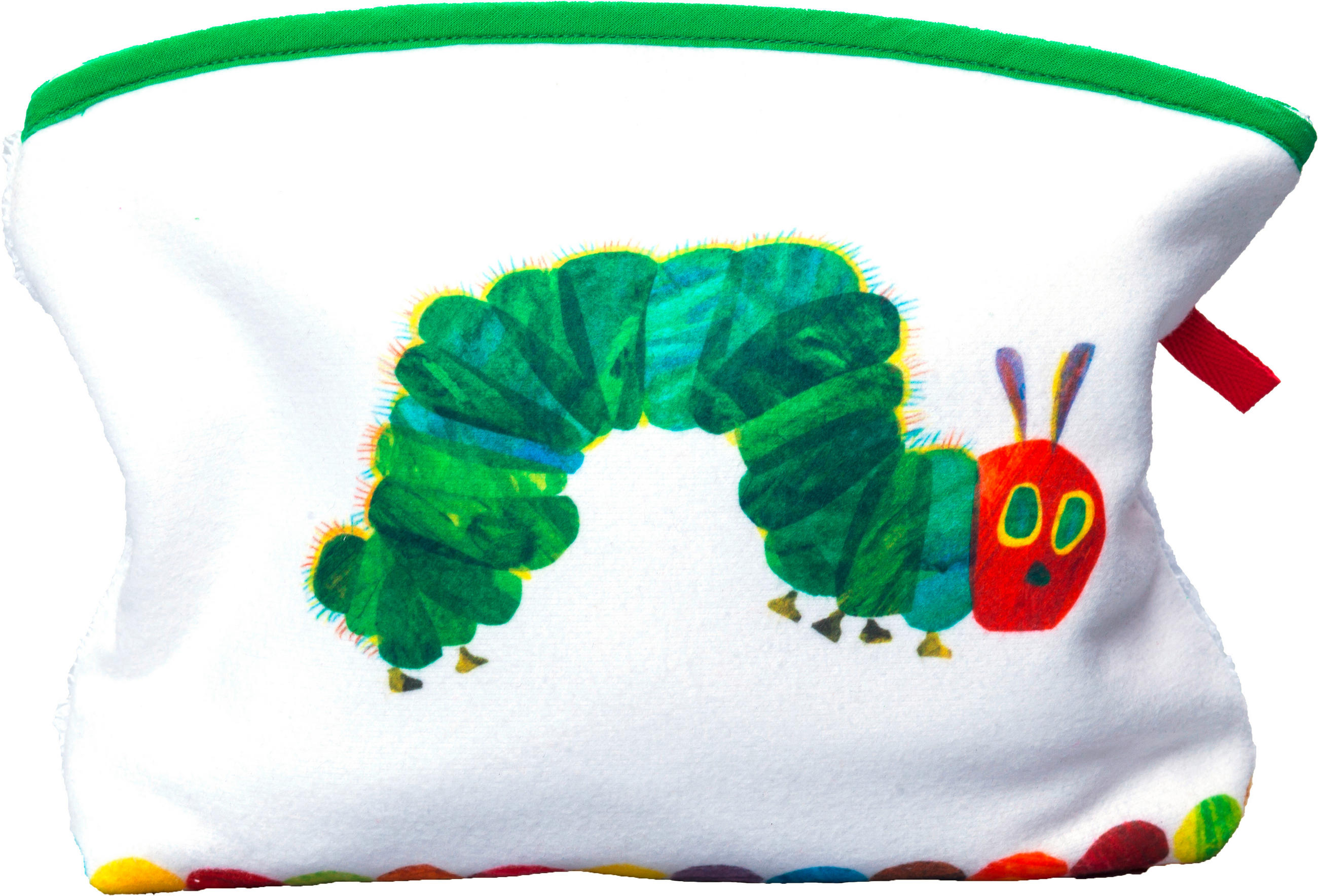 KULTURBEUTEL RAUPE  - Weiß, Basics, Textil (28/26cm)