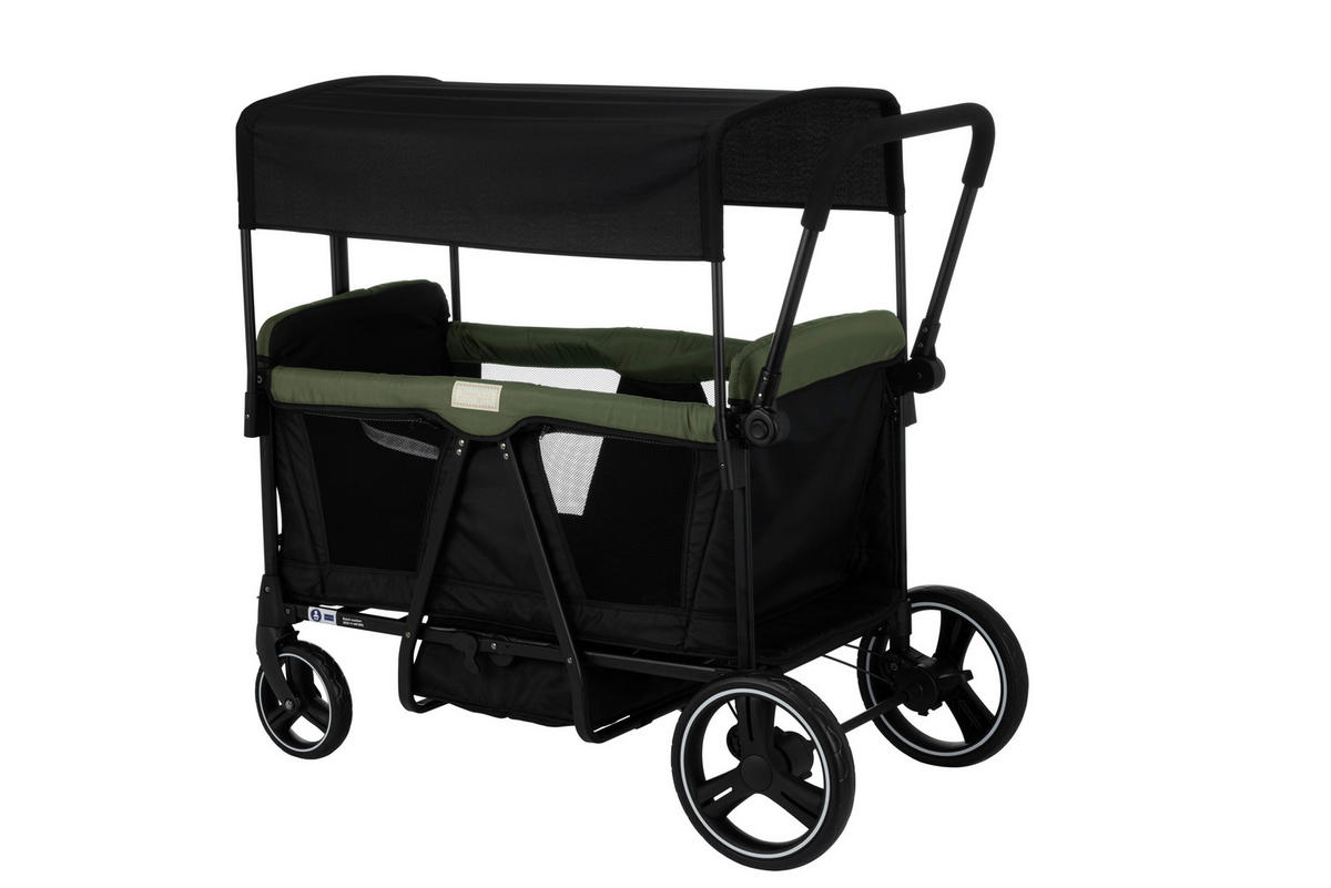 BOLLERWAGEN    - Schwarz/Olivgrün, Basics, Kunststoff/Textil (112/58/108cm) - Jimmylee