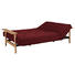 SCHLAFSOFA Webstoff Eichefarben, Rot - Eichefarben/Rot, Design, Holz/Textil (230/92/97cm) - Innovation