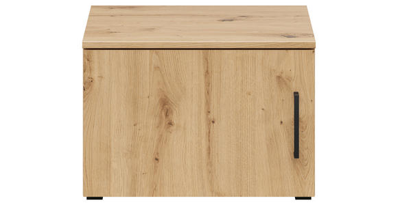 AUFSATZSCHRANK 50/35/40 cm  - Schwarz/Eiche Artisan, MODERN, Holzwerkstoff/Kunststoff (50/35/40cm) - Carryhome