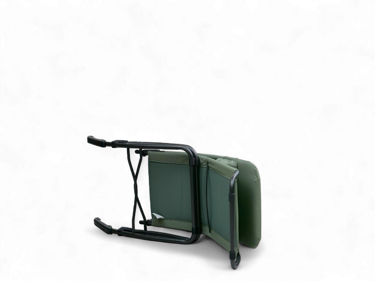 BÄDERLIEGE 69/118/185 cm  - Anthrazit/Grün, KONVENTIONELL, Textil/Metall (69/118/185cm)