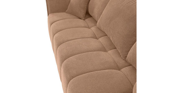 SCHLAFSOFA Plüsch Rosa  inkl. Zierkissen, Rückenkissen, Bettkasten, Schlaffunktion, Rücken echt, Liegefläche im Originalstoff  - Schwarz/Rosa, KONVENTIONELL, Kunststoff/Textil (200/73/105cm) - Carryhome