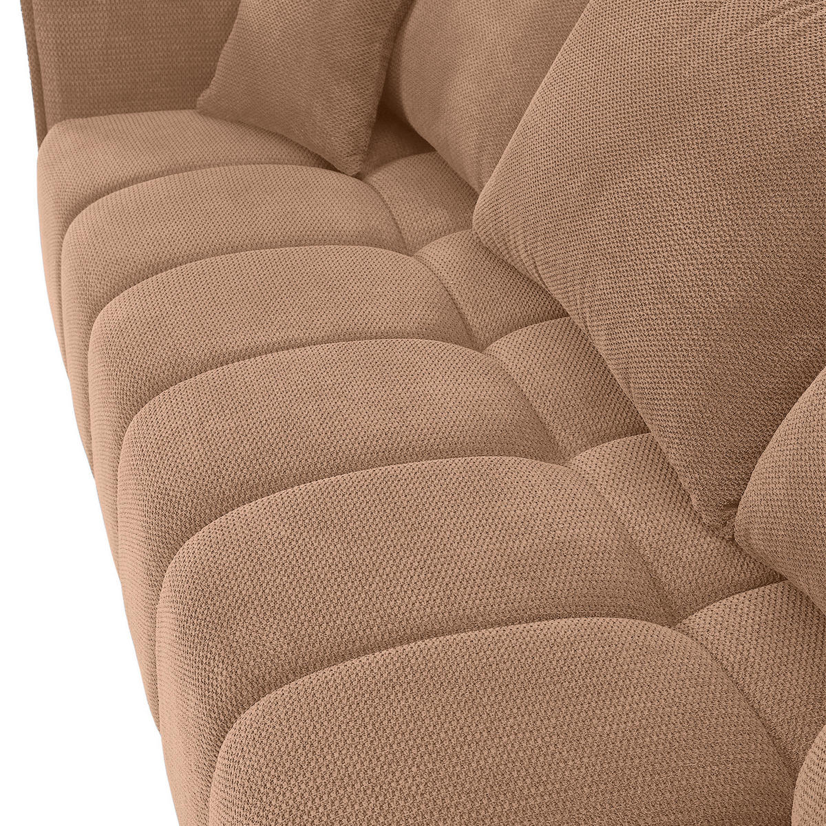 SCHLAFSOFA Plüsch Rosa  inkl. Zierkissen, Rückenkissen, Bettkasten, Schlaffunktion, Rücken echt, Liegefläche im Originalstoff  - Schwarz/Rosa, KONVENTIONELL, Kunststoff/Textil (200/73/105cm) - Carryhome