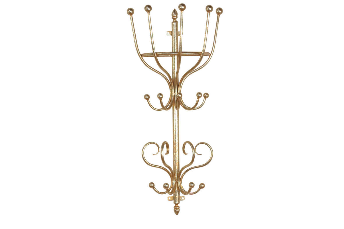 WANDGARDEROBE  in Goldfarben  - Goldfarben, Design, Metall (20/75/37cm) - MID.YOU