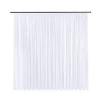 FERTIGSTORE  transparent  600/245 cm   - Weiß, Basics, Textil (600/245cm)