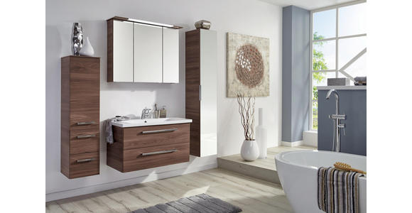 BADEZIMMER - Braun, Design, Keramik/Holzwerkstoff (91cm) - Dieter Knoll