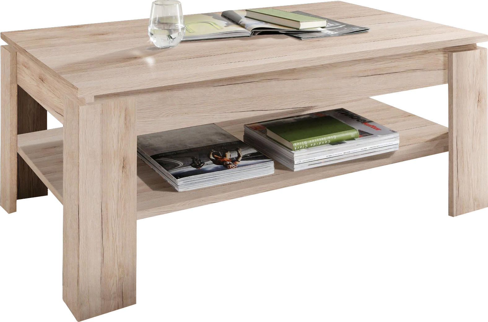 Couchtisch in Holzwerkstoff 110/65/47 cm