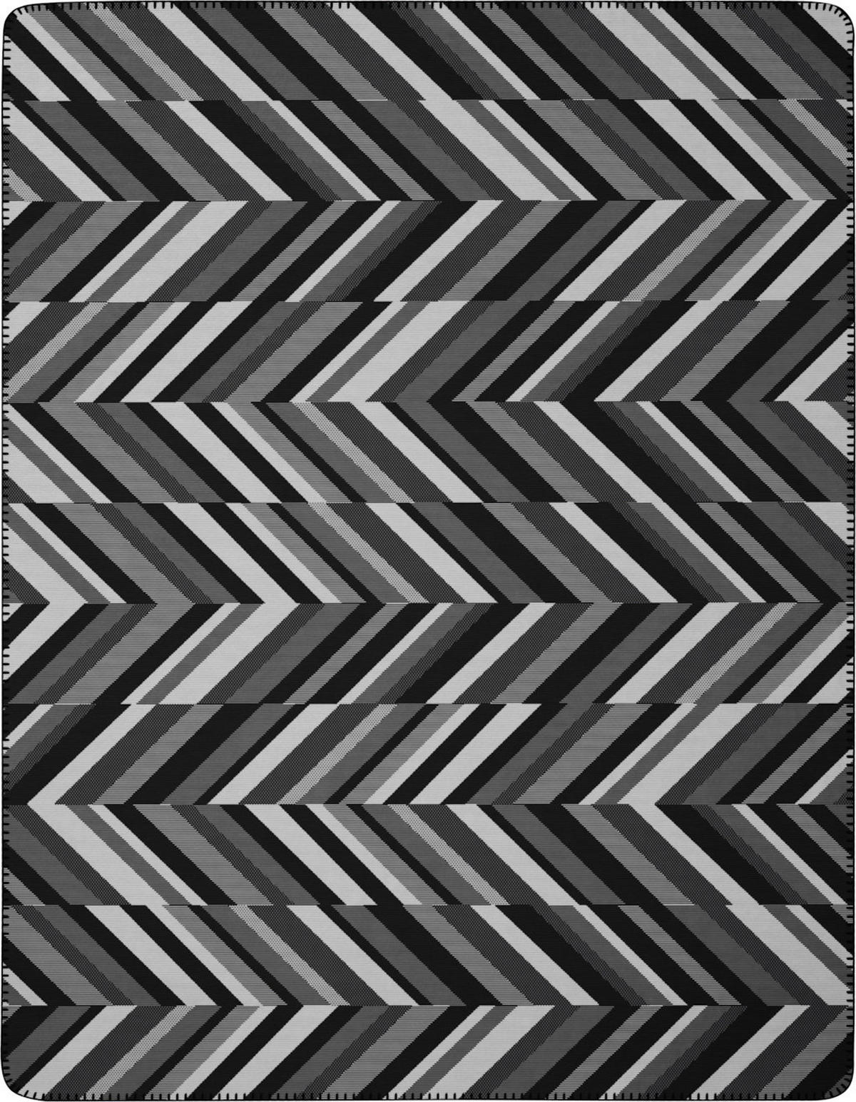 DECKE 150/200 cm  - Schwarz, Basics, Textil (150/200cm)