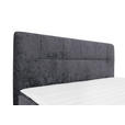 BOXSPRINGBETT 180/200 cm  in Anthrazit  - Anthrazit/Schwarz, Design, Textil/Metall (180/200cm) - Esposa