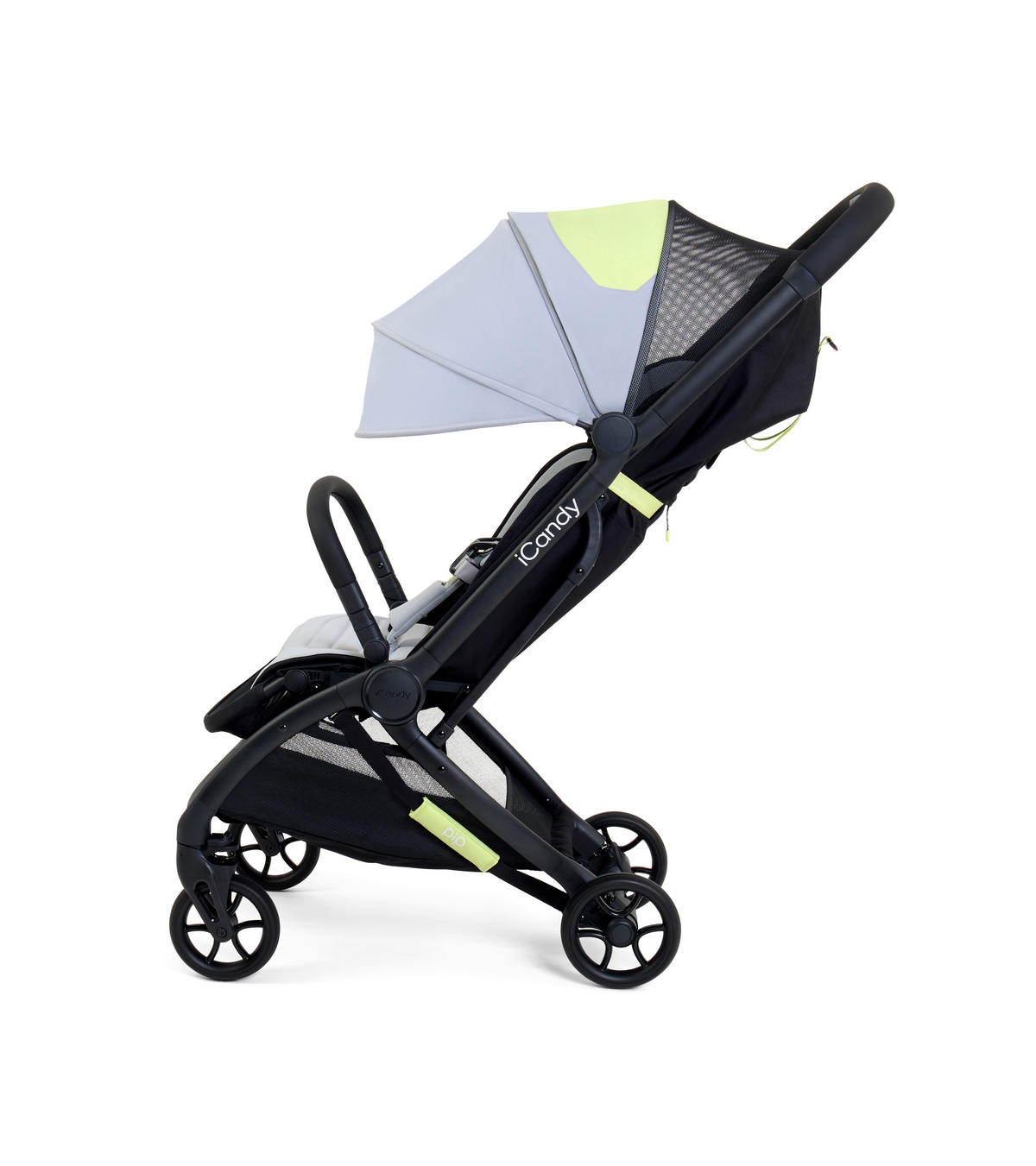 KIŠOBRAN KOLICA  PIP  - svijetlo siva/crna, Basics, tekstil/metal (104.5/44/67cm) - ICANDY