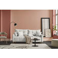 SCHLAFSOFA  in Chenille Creme  - Buchefarben/Creme, Design, Holz/Textil (217/97/101cm) - Carryhome