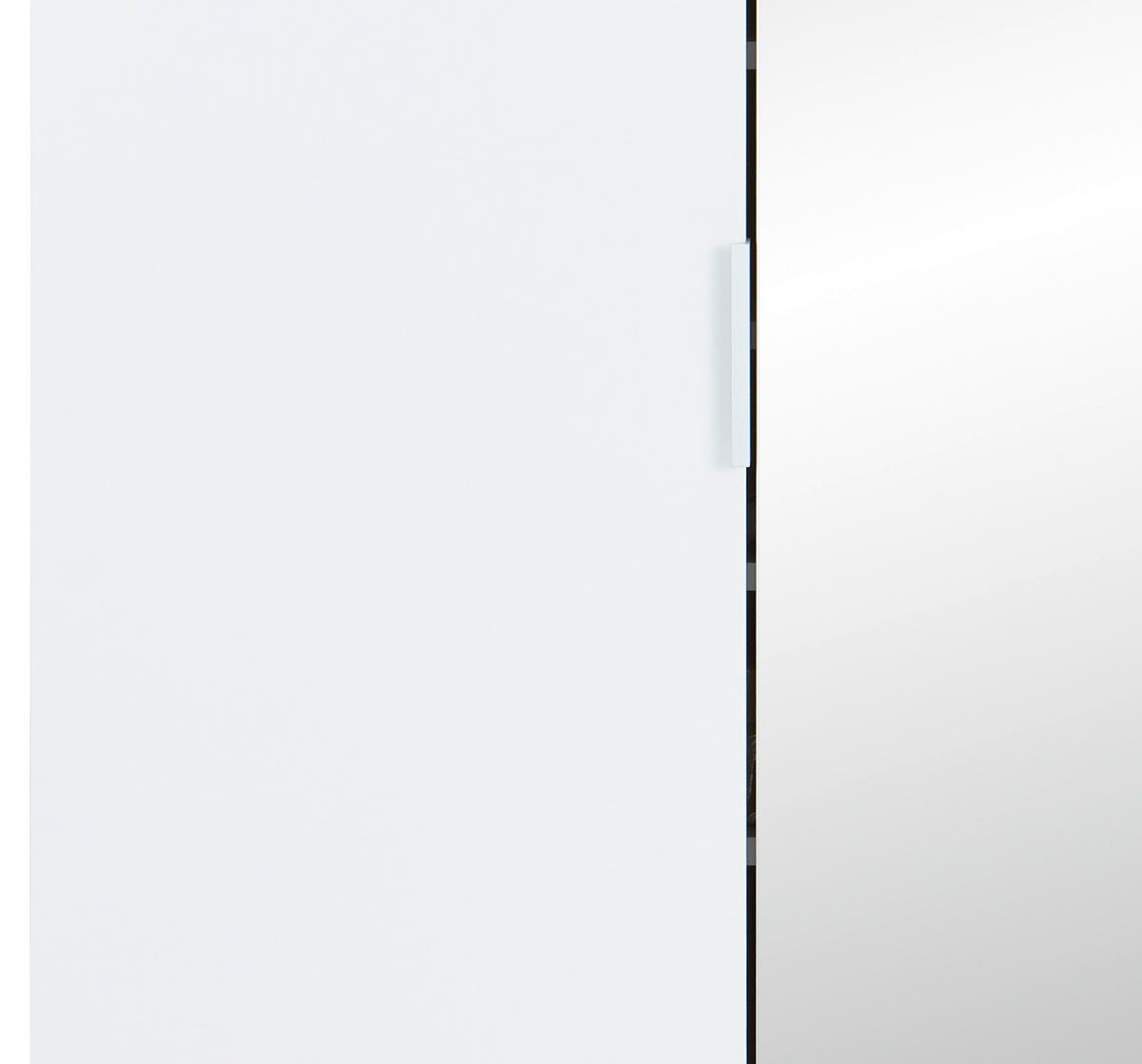 OMARA ZA ČEVLJE bela - bela/barve aluminija, Moderno, kovina/leseni material (80/190/38cm) - Carryhome