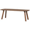 ESSTISCH Eiche massiv rechteckig Kaschmir  - Kaschmir, Design, Holz (220/100/74cm) - Livetastic