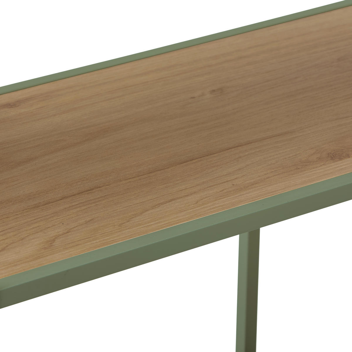REGAL  77/185/33 cm Grün, Eichefarben  - Kaschmir/Eichefarben, Basics, Holzwerkstoff/Metall (77/185/33cm) - Xora