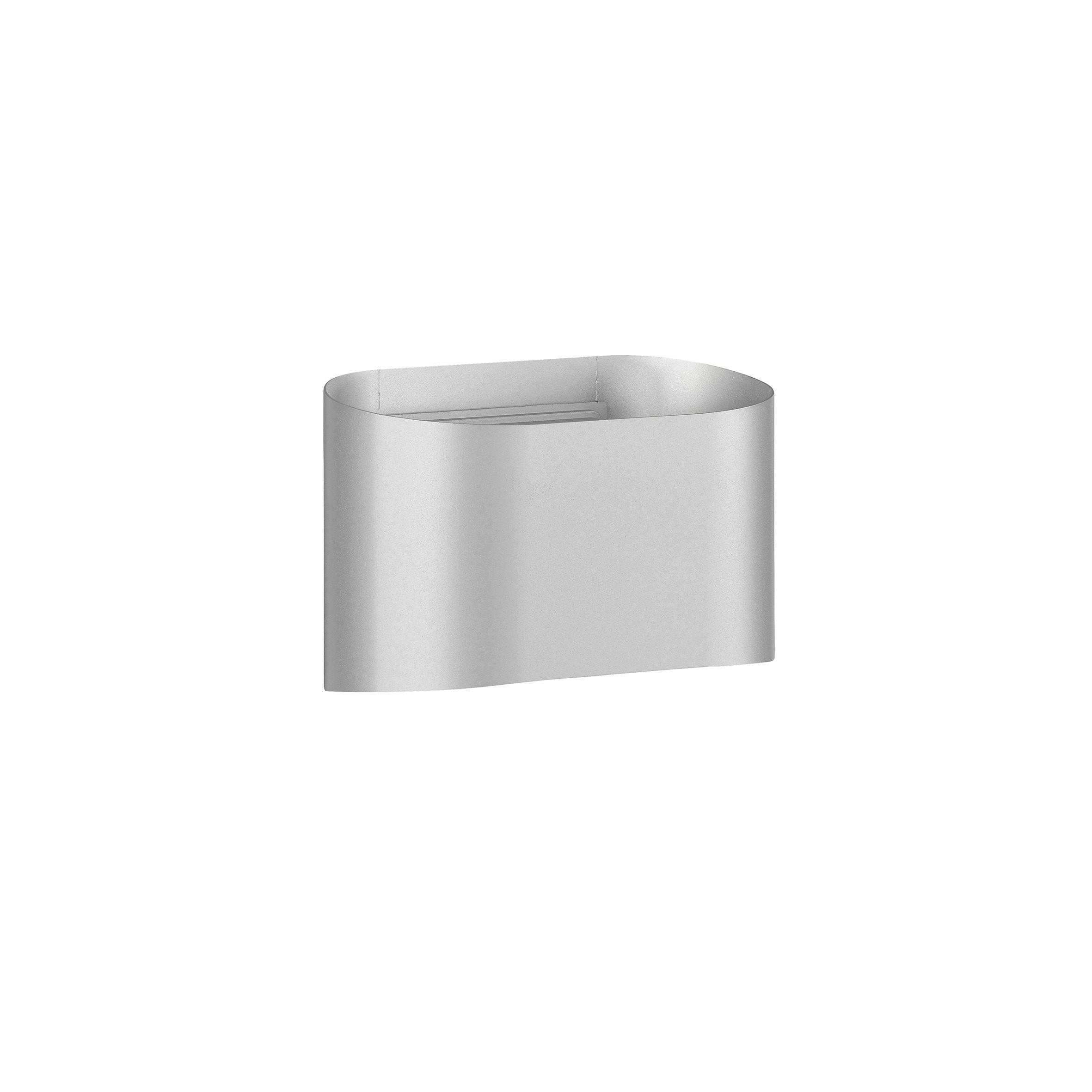 LED-WANDLEUCHTE Wall 12/18 cm   - Silberfarben, KONVENTIONELL, Metall (12/18cm) - Fischer & Honsel