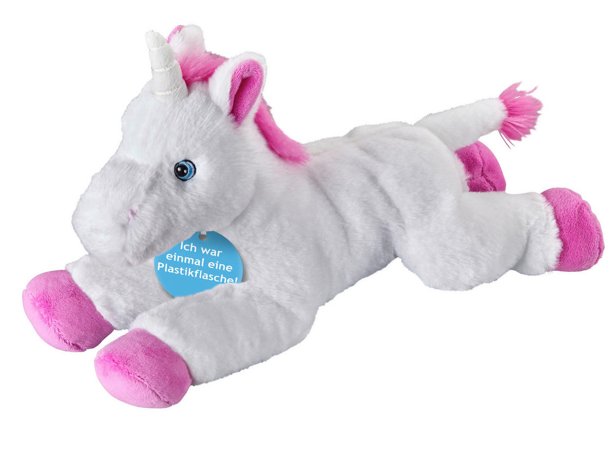 KUSCHELTIER ÖKO-Line  - Pink/Weiß, Basics, Kunststoff (33 cmcm)